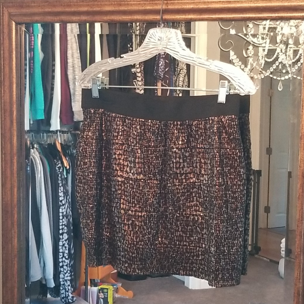 Dots leopard skirt, xl